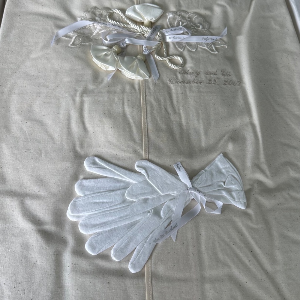 Pronovias Wedding Gown and Veil —Museum quality sealed - Picture 6 of 9